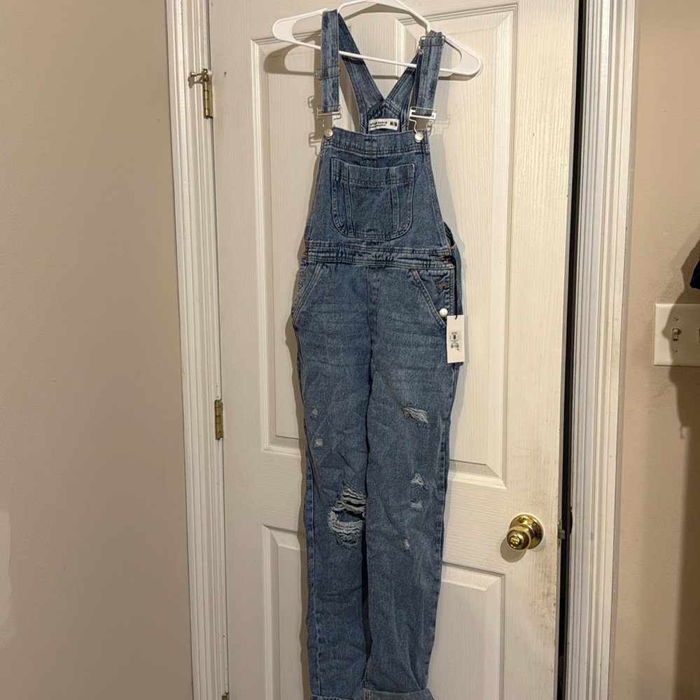 Refuge denim overalls